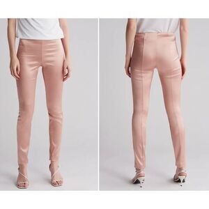 Theory Women's Chalk Pink Skinny Zip Cuff Skinny Pants Leggings 4 NWT 298 IRRG